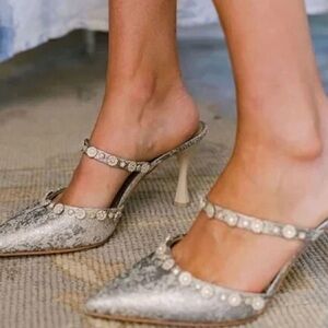 Nicola Bathie silver shoes